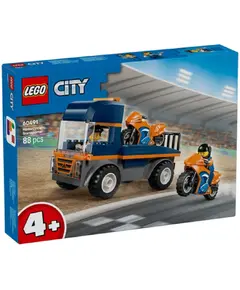 ლეგო LEGO Constructor City Motorcycle Transporter - Primestore.ge