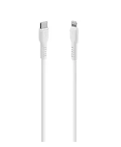 კაბელი TTEC USB-C - LIGHTNING CHARGE/DATA CABLE, 120CM WHITE - Primestore.ge