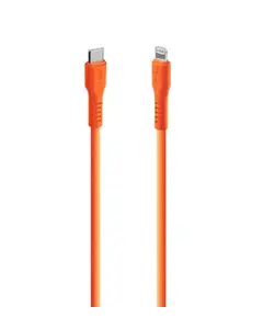 კაბელი TTEC USB-C - LIGHTNING CHARGE/DATA CABLE, 120CM NEON ORANGE - Primestore.ge