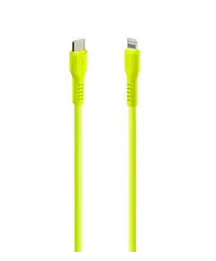 კაბელი TTEC USB-C - LIGHTNING CHARGE/DATA CABLE, 120CM NEON YELLOW - Primestore.ge