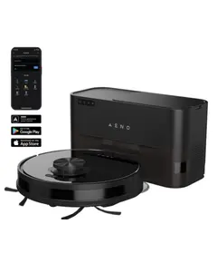 რობოტი მტვერსასრუტი AENO Robot Cleaner w/Dust Collector, black, 2in1 and dust tank, 4000pa, 3200mAh battery - Primestore.ge