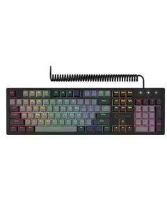 კლავიატურა LORGAR Azar 514, Wired mechanical gaming keyboard, RGB backlight, 1680000 colour variations, 18 modes - Primestore.ge