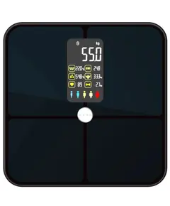 სასწორი AENO Smart Body scales BS2S, 16 body metrics, up to 180kg, colorful display - Primestore.ge