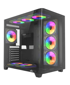 კომპიუტერის ქეისი ALLX AX-G2731, Computer Case, ATX, MATX, ITX, USB3.0, USB1.0x2, HD AUDIO, Black - Primestore.ge