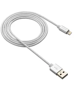 კაბელი CANYON cable MFI-3 Lightning 12W 1m White - Primestore.ge