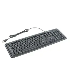 კლავიატურა CANYON keyboard KB-1 EN/RU Wired Black - Primestore.ge