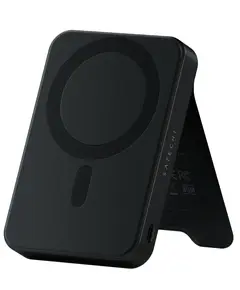 პორტატული დამტენი SATECHI Qi2 10K Magnetic Power Bank with Stand (Black) - Primestore.ge