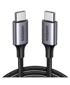 USB Cable UGREEN US261 (50149), 60W, Type-C To Type-C, 0.5m, Grey