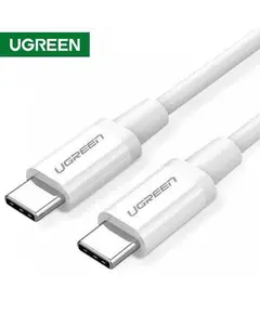 USB Cable UGREEN US264 (60520), 60W, Type C 2.0 Male To Male Cable, 2m, White