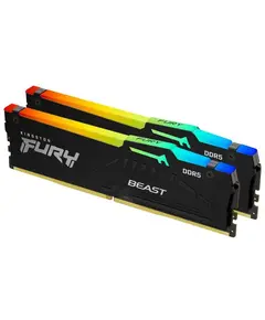 ოპერატიული მეხსიერება Kingston DDR5 64GB (2x32GB) DDR5 5600MT/s CL36 FURY Beast Black RGB EXPO - Primestore.ge