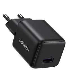 Adapter UGREEN X518 (75613), 18W, USB, GaN Fast Charger, Black