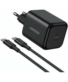 UGREEN X524 (65054) mobile charger, 45W, Type-C, GaN Fast Charger Set, Black