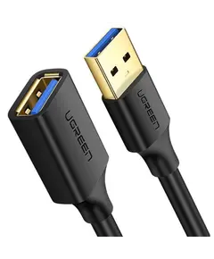USB Extension UGREEN US129 (10373), USB 3.0 Male to USB Female, Extension Male Cable, 2m, Black
