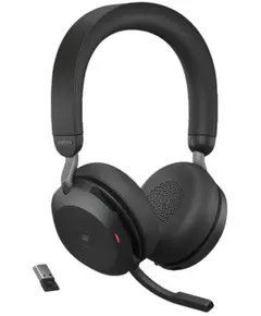 ყურსასმენი Jabra 27599-999-999 Evolve2 75, Link380a MS Stereo Black - Primestore.ge