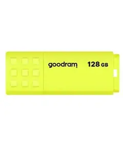 USB ფლეშ მეხსიერება Flash Goodram 128GB UME2 YELLOW USB 2.0 - Primestore.ge