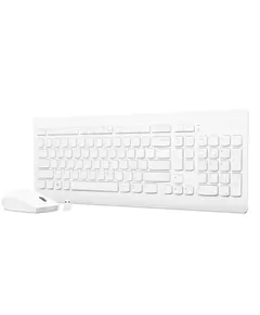Keyboard and Mouse Lenovo 510 Wireless Keyboard and Mouse Combo (White) -Russian/Cyrillic