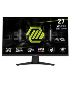 მონიტორი MSI MAG 274QF X24 / 27" (69 cm) / Flat / Rapid IPS  /2560 x 1440 (WQHD) / HDR: 250 cd/m - Primestore.ge