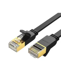 Cable Ugreen Cat 7 U/FTP Lan Cable Flat Design 1m Black/11260