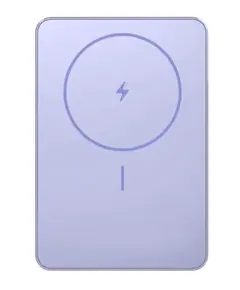 Portable Charger Xiaomi Super Slim Magnetic Power Bank 5000 Purple