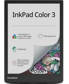 ელექტრონული წიგნი PocketBook e-reader 743K InkPad Color 3, Stormy Sea - Primestore.ge