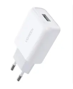 ადაპტერი UGREEN QC3.0 USB Fast Charger EU White/10133 - Primestore.ge
