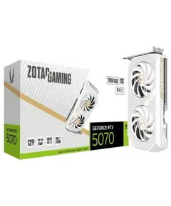 ვიდეო დაფა ZOTAC Graphic Adapter GeForce RTX 5070 12GB GDDR7 Twin Edge OC White Edition - Primestore.ge