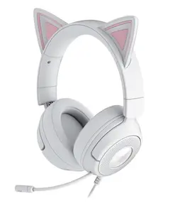 ყურსასმენი Razer Headset Kraken Kitty V3 X, mini-jack, 1.3m, white - Primestore.ge