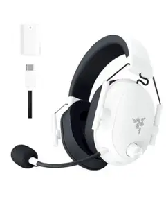 ყურსასმენი Razer Headset BlackShark V3, USB-A/BT, white - Primestore.ge