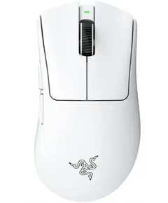 მაუსი Razer Mouse DeathAdder V4 Pro Gen-2, RGB, USB-A/WL/BT, white - Primestore.ge
