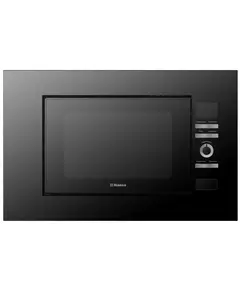 Built-in microwave oven Hansa, 20L, electrical control, 700W, grill, display, touch opening, black+inox
