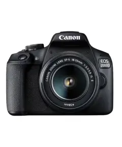 ციფრული ფოტოაპარატი Canon EOS 2000D EF-S 18-55 DC  II Lens 24.1 MP, APS-C senso  Wi-Fi¹, NFC , Black - Primestore.ge