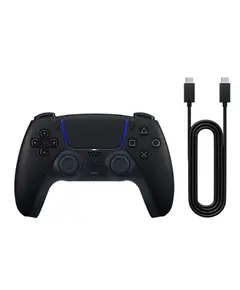 Playstation DualSense Wireless Controller Midnight Black & USB Cable for PC / KIA