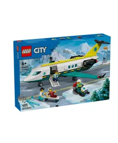 ლეგო LEGO Constructor City Emergency Air Ambulance Airplane - Primestore.ge