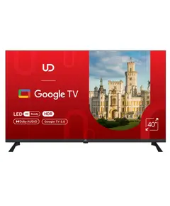 ტელევიზორი UDTV UD 40GFC5210 Google TV 16:9 FHD 9.5ms 178*/178* 200cd/m2 BT5.1 DVB-T/T2/C/S/S2 WiFi RJ45, Cl+ HDMIx2 USB2.0x2 2x8W - Primestore.ge