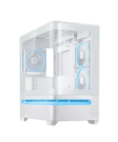 კომპიუტერის ქეისი ASUS Prime AP202 ARGB White - Primestore.ge