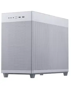 კომპიუტერის ქეისი ASUS Prime AP201 Tempered Glass MicroATX Case White - Primestore.ge