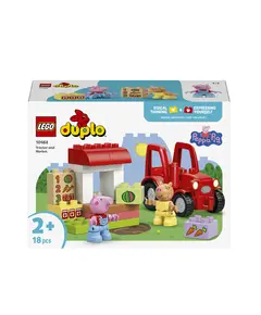 ლეგო LEGO Constructor DUPLO Peppa Pig Tractor and Market - Primestore.ge