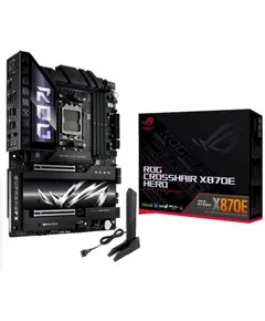 დედა დაფა ASUS Motherboard ROG CROSSHAIR X870E HERO sAM5 X870E 4xDDR5 M.2 HDMI Wi-Fi BT ATX - Primestore.ge