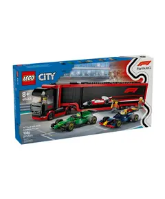 ლეგო LEGO Constructor City F1 Truck with RB20 & AMR24 F1 Cars - Primestore.ge