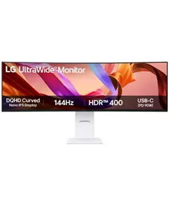 მონიტორი LG UltraWide 49U950A-W.AMA 49 5120 x 1440 IPS 5ms 144Hz White - Primestore.ge
