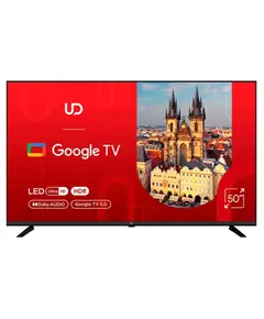 ტელევიზორი UDTV UD 50GUC5210 Google TV 16:9 3840x2160  178*/178* 250cd/m2  BT5.1 WiFi RJ45 Cl+ HDMIx2 USB2.0 DVB-T/T2/C/S2 VESA 200x200 - Primestore.ge