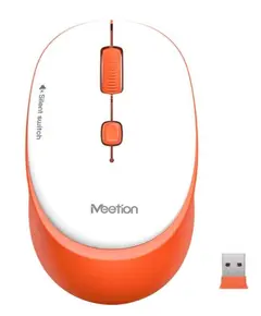 მაუსი MEETION R571 Orange/White - Primestore.ge