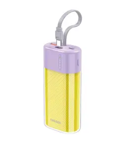 პორტატული დამტენი KAKUSIGA ksc-1072 10000mah yellow - Primestore.ge