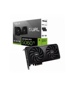 ვიდეო დაფა ASUS Graphic Card GeForce RTX 5060 TI 16GB GDDR7 OC EVO DUAL-RTX5060TI-O16G-EVO - Primestore.ge