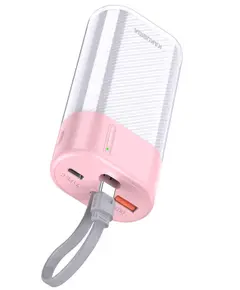 პორტატული დამტენი KAKUSIGA ksc-1072 10000mah pink - Primestore.ge