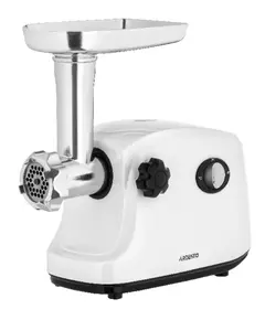 ხორცსაკეპი მანქანა ARDESTO Meat grinder , 1600W, 1.6kg/min, 3 cutting plates, sausages nozzle, plastik, white - Primestore.ge