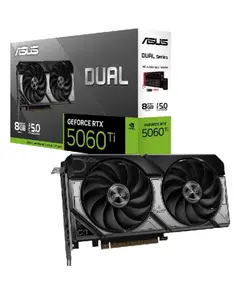 ვიდეო დაფა ASUS Graphic Card GeForce RTX 5060 Ti 8GB GDDR7 DUAL-RTX5060TI-8G - Primestore.ge