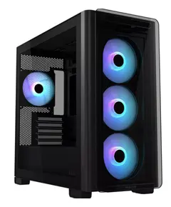 კომპიუტერის ქეისი ASUS A23 PLUS TG/ARGB FANS/BLK - Primestore.ge