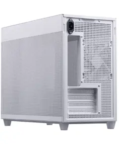 კომპიუტერის ქეისი ASUS Prime AP201 Tempered Glas, без БП, 2xUSB3.2, 1xUSB Type-C, Tempered Glass side, mATX, White - Primestore.ge