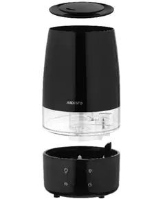 ჰაერის დამატენიანებელი ARDESTO Air humidifier ultrasonic, 30m2, 4l, 280ml/h, electric. control, remote control, top. water inlet, display, black - Primestore.ge